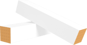 Соединительный столбик  МДФ универсальный Белый (6 шт./уп.) - фото 31582
