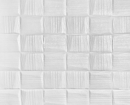 Панель ПВХ на клеевой основе "Мозайка белая" - фото 32836