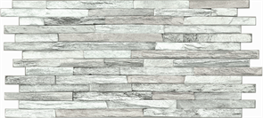 Панель ПВХ Мозаика 0.4  Сланец плоский серый 957х480 мм