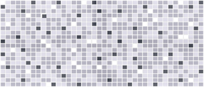 Панель ПВХ Мозаика 0.3  Микс серый 957х480 мм