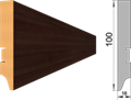 Плинтус МДФ 100А, Венге 2000х100х16 мм - фото 31563