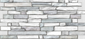 Панель ПВХ Мозаика 0.4  Сланец настоящий серый 957х480 мм - фото 31869