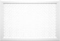 Экран для радиатора Готико Белый 900х600х12 мм - фото 31969