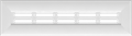 Крышка для экрана Универсальная Белый 1500х170х12 мм - фото 32060