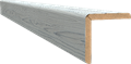 Уголок универсальный МДФ Ясень Выбеленный 2700х24х24 мм - фото 33332