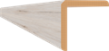 Уголок  универсальный МДФ Дуб Санремо Белый 2700х24х24 мм - фото 4891