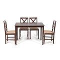 Обеденный комплект Хадсон (стол + 4 стула)/ Hudson Dining Set 13691 - фото 49137