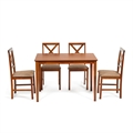 Обеденный комплект Хадсон (стол + 4 стула)/ Hudson Dining Set 13831 - фото 49160