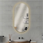 Зеркало с LED- подсветкой сенсорное, овальное, 50х100 см 10051-Zm1