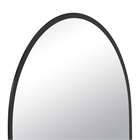 Зеркало с LED- подсветкой сенсорное, овальное с кантом, 50х100 см, черный 10051-Zm2