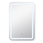 Зеркало с LED- подсветкой сенсорное, прямоугольное с гравировкой, 40х60 см 4060-Zm1