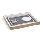 Зеркало с LED- подсветкой сенсорное, прямоугольное, 50х60 см 5061-Zm1