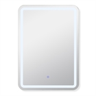 Зеркало с LED- подсветкой сенсорное, прямоугольное с гравировкой, 50х70 см 5071-Zm1