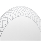 Зеркало с LED- подсветкой сенсорное, круглое с гравировкой, d=60 см, глянцевый 6065-Zm1