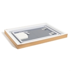 Зеркало с LED- подсветкой сенсорное, прямоугольное с гравировкой, 60х80 см 6082-Zm2