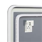 Зеркало с LED- подсветкой сенсорное, прямоугольное с гравировкой, 60х80 см 6082-Zm2