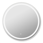 Зеркало с LED- подсветкой сенсорное, круглое с гравировкой, d=70 см 7075-Zm1