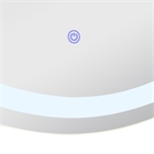 Зеркало с LED- подсветкой сенсорное, круглое с гравировкой, d=70 см 7075-Zm1