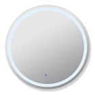 Зеркало с LED- подсветкой сенсорное, круглое с гравировкой, d=70 см 7075-Zm1