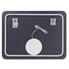 Зеркало с LED- подсветкой сенсорное , прямоугольное 80х60 см 8060-Zm1