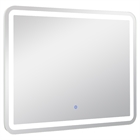 Зеркало c LED- подсветкой сенсорное, прямоугольное с гравировкой, 80х60 см 8060-Zm4