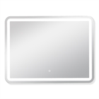 Зеркало c LED- подсветкой сенсорное, прямоугольное с гравировкой, 80х60 см 8060-Zm4