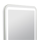 Зеркало с LED- подсветкой, сенсором и подогревом, прямоугольное с гравировкой, 50х70 см 5072-Zm1