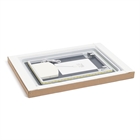 Зеркало с LED- подсветкой, сенсором и подогревом, прямоугольное с гравировкой, 50х70 см 5072-Zm1