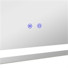 Зеркало с LED-подсветкой, сенсором и подогревом, прямоугольное с гравировкой, 60х80см 6083-Zm1