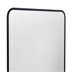 Зеркало с LED- подсветкой сенсорное и подогревом, прямоугольное с кантом, 60х80см, черный 6086-Zm1