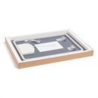 Зеркало с LED- подсветкой сенсорное и подогревом, прямоугольное с кантом, 60х80см, черный 6086-Zm1