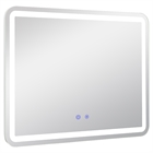 Зеркало с LED- подсветкой, сенсорном и подогревом, прямоугольное с гравировкой, 80х60см 8064-Zm1