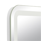 Зеркало с LED- подсветкой, сенсорном и подогревом, прямоугольное с гравировкой, 80х60см 8064-Zm1