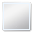 Зеркало с LED- подсветкой бесконтактный сенсор, квадратное с гравировкой, 60х60 см 6061-Zm1