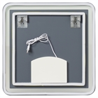 Зеркало с LED- подсветкой бесконтактный сенсор, квадратное с гравировкой, 60х60 см 6061-Zm1