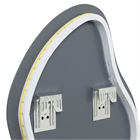 Зеркало с LED- подсветкой бесконтактный сенсор, фигурное, 45х77 см 7745-Zm1