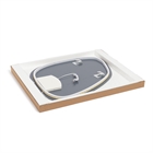 Зеркало с LED-подсветкой бесконтактный сенсор, фигурное, 68х85 см 8063-Zm1